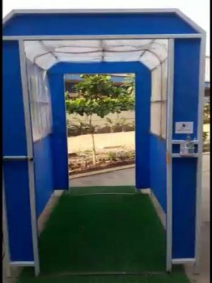 corona sanitization tunnel