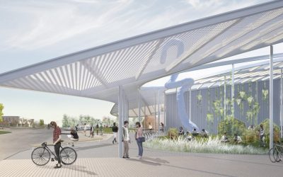 Perspective from Old Davis Road Looking East